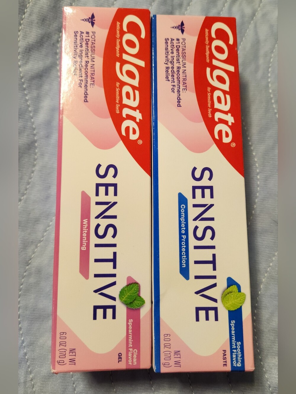 Colgate Sensitive Toothpaste - Pink and Blue - Sensitive Care